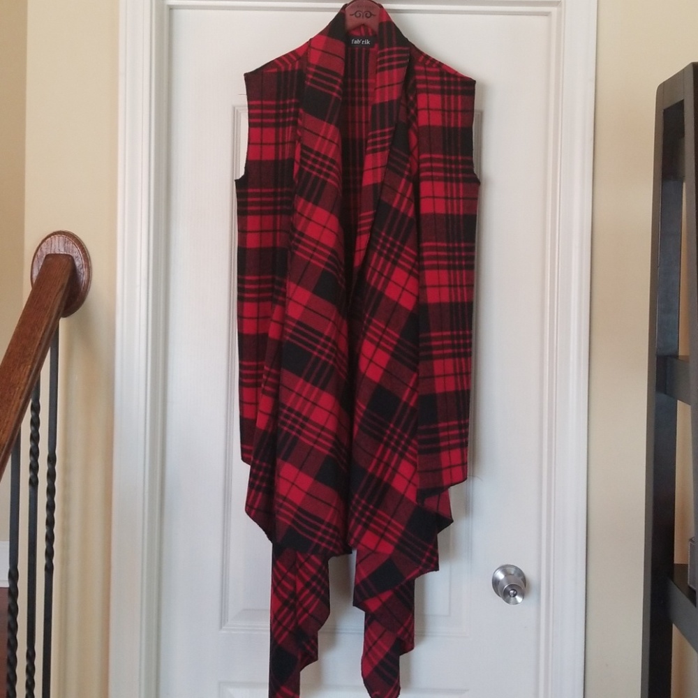 Long Sleeveless Kimono Cardigan